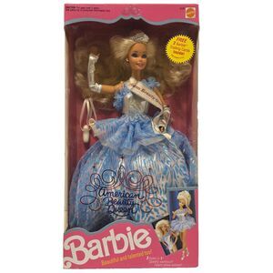 Vintage 1991 Mattel American Beauty Queen BARBIE Doll  New In Box